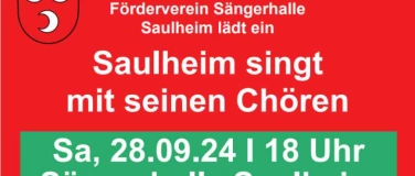 Event-Image for 'Saulheim singt mit seinen Chören'