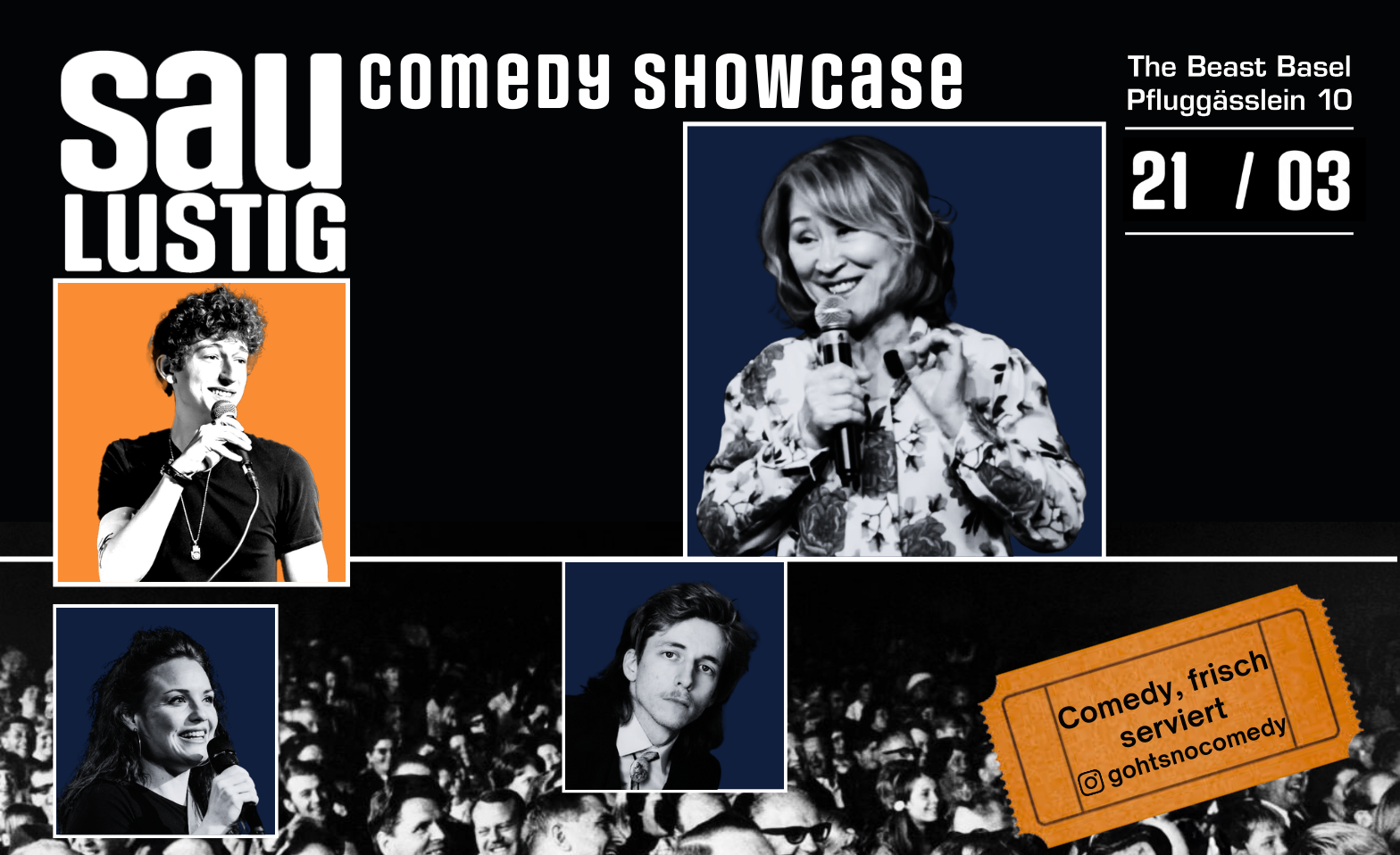 SauLustig - Comedy Showcase Billets