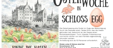 Event-Image for 'Osterhasen suchen in Schloss Egg - Ostern 2026  Family-Event'