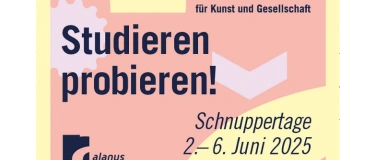 Event-Image for 'Schnuppertage an der Alanus Hochschule – studieren probieren'
