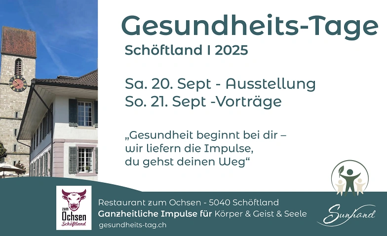 Gesundheits-Tag Sch&ouml;ftland 2025 - Ganzheitliche Gesundheit Tickets