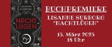 Event-Image for 'Buchpremiere "Nachtlügen" von Lisanne Surborg'