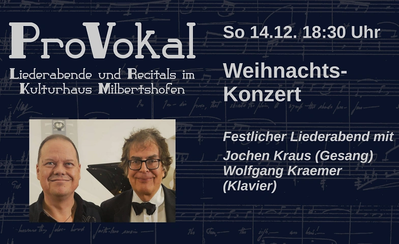Weihnachtskonzert - Jochen Kraus & Wolfgang Kraemer Billets