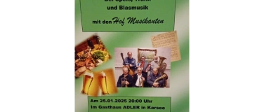 Event-Image for 'Konzert "Die Hof-Musikanten" - Speis, Trank und Blasmusik'