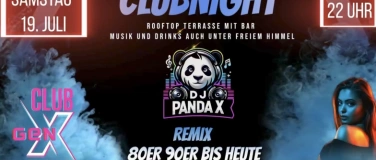 Event-Image for 'Clubnight Party mit PandaX'