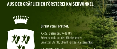 Event-Image for 'Weihnachtsbäume aus der gräflichen Försterei Kaiserwinkel'