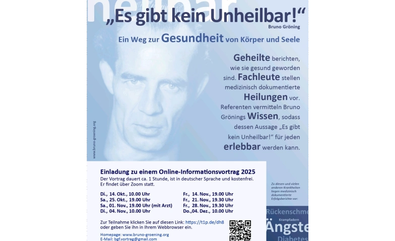 Online-Informationsvortrag 2025 Tickets