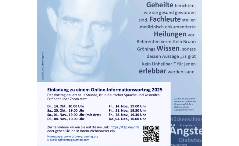 Online-Informationsvortrag 2025 Tickets