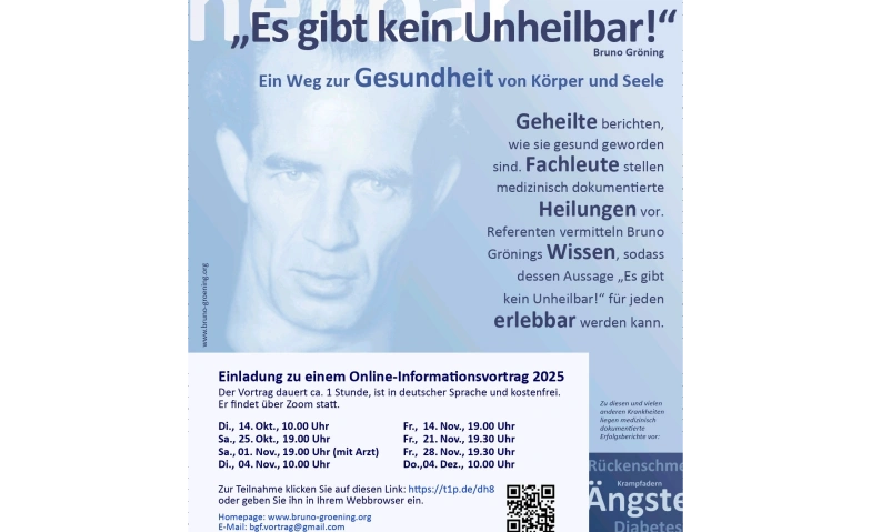 Online-Informationsvortrag 2025 Tickets