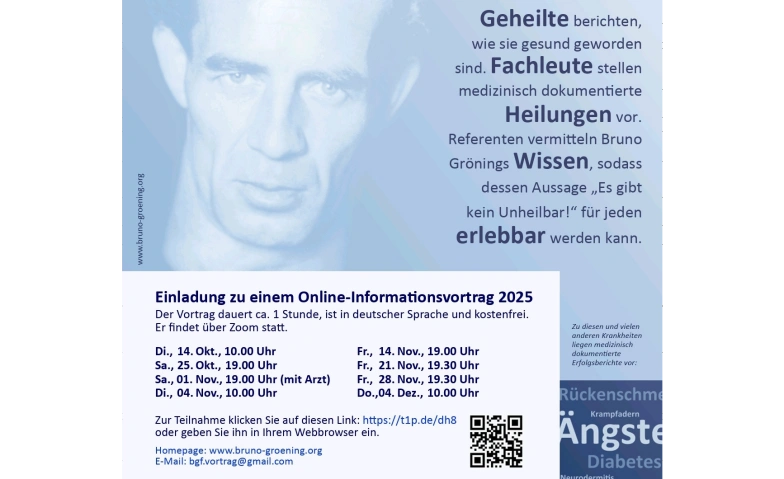 Online-Informationsvortrag 2025 Tickets