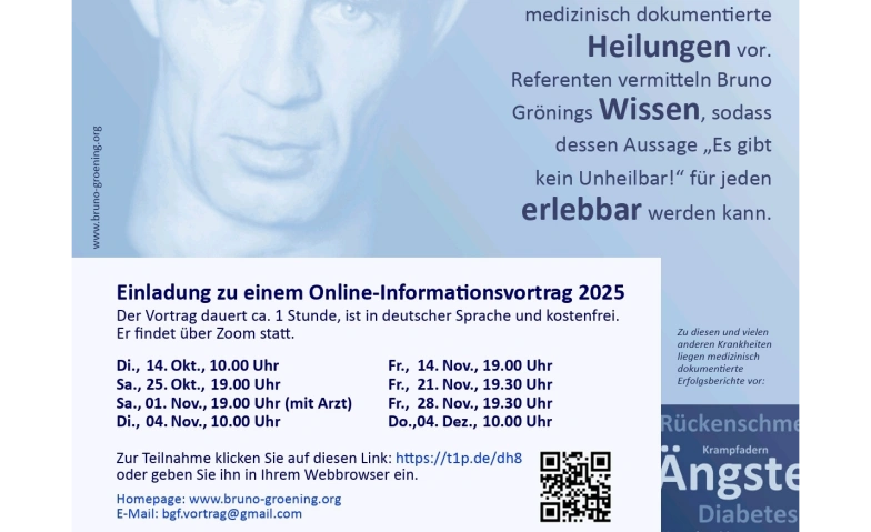 Online-Informationsvortrag 2025 Tickets