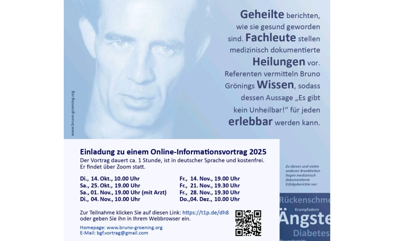 Online-Informationsvortrag 2025 Tickets