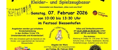 Event-Image for 'Kinderbasar am 07.02.26 in Biessenhofen'