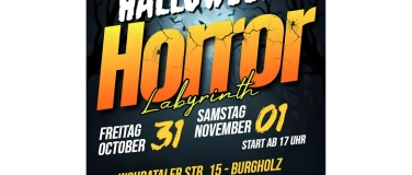 Event-Image for 'Halloween Labyrinth in Burgholz auf 250m2'