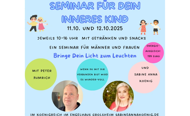 Event-Image for 'Seminar für dein Inneres Kind'