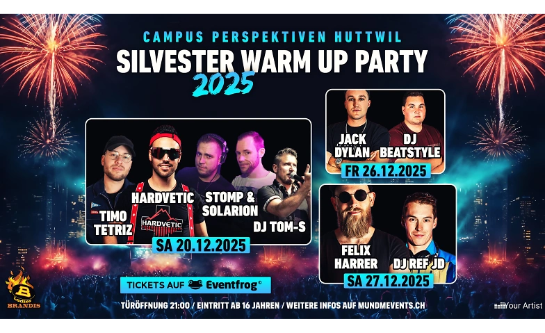 Silvester warm up Party 2025 Huttwil Tickets