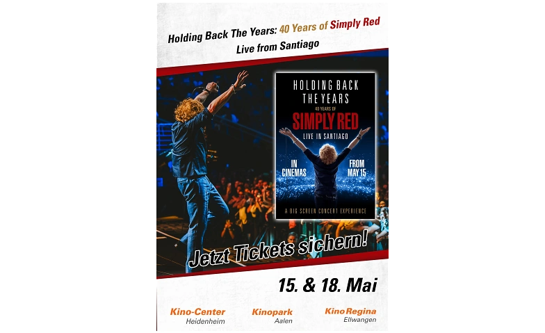 Event-Image for '40 Years of Simply Red live in Santiago im Kino'