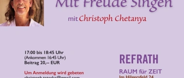 Event-Image for 'Mit Freude Singen - mit Christoph Chetanya'