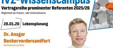 Event-Image for 'IVZ Wissenscampus 25/26 Ibbenbüren /Dr. Beckervordersandfort'