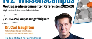 Event-Image for 'IVZ Wissenscampus 25/26 Ibbenb&uuml;ren /Dr. Carl Naughton'