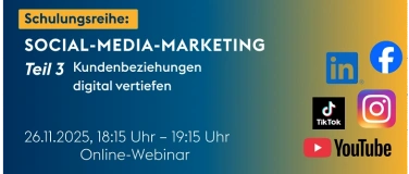 Event-Image for 'Schulungsreihe: Social-Media-Marketing Teil 3'