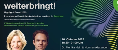 Event-Image for 'WISSEN, was weiterbringt! 2 Highlight Events 2025'