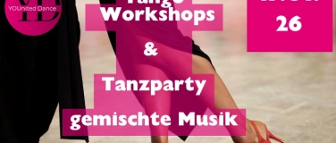 Event-Image for 'Argentinische Tango Workshop & Tanzparty( gemischt Musik)'