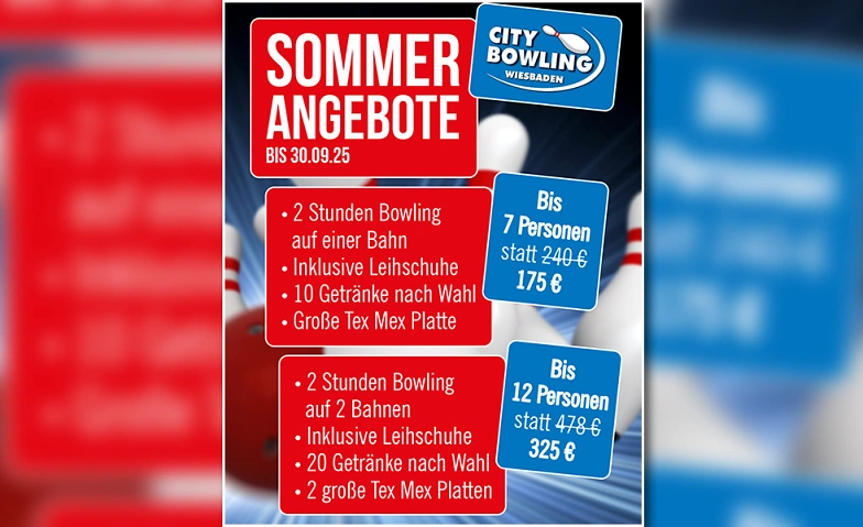 Event-Image for 'Sommerangebot in der City Bowling'