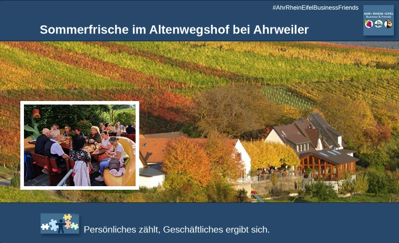 After Work im Altenwegshof bei Ahrweiler Altenwegshof, Im Teufenbach 100, 53474 Bad Neuenahr-Ahrweiler Tickets