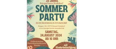 Event-Image for 'Sommerparty des Bürgervereins Stoßdorf'