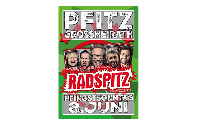 Pfitz 2025 - Sonntag: Party mit Radspitz Tickets