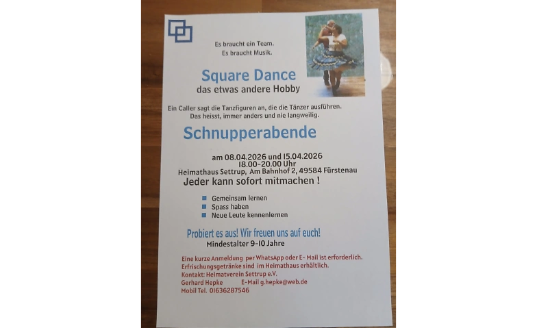 Event-Image for 'Square Dance, das etwas andere Hobby !'