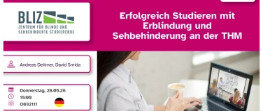Event-Image for 'Erfolgreich Studieren mit Erblindung und Sehbehinderung'