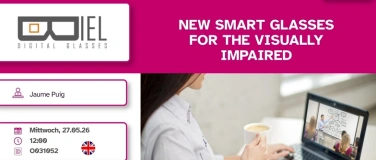 Event-Image for 'NEW SMART GLASSES FOR THE VISUALLY IMPAIRED'