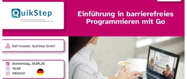 Event-Image for 'Einf&uuml;hrung in barrierefreies Programmieren mit Go'