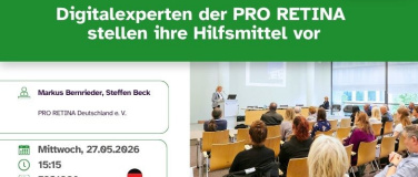 Event-Image for 'Digitalexperten der PRO RETINA stellen ihre Hilfsmittel vor'