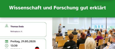 Event-Image for 'Wissenschaft und Forschung gut erkl&auml;rt'