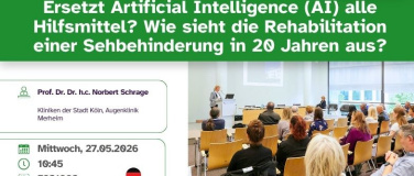 Event-Image for 'KI und Hilfsmittel: Zukunft der Sehrehabilitation'