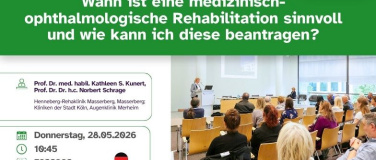 Event-Image for 'Ophthalmologische Reha: Vorraussetzungen und Antragstellung'