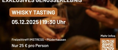 Event-Image for 'Exklusives Whisky Tasting – Freizeittreff IMSTRESS'