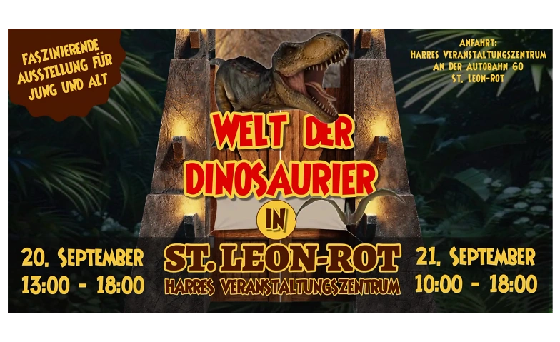 Welt der Dinosaurier - Sankt Leon-Rot Tickets