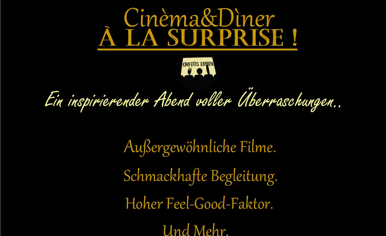Event-Image for 'Cin&eacute;ma & Diner &agrave; la Surprise mit BBQ'