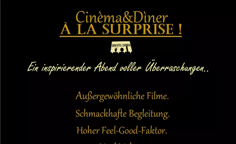 Event-Image for 'Cinéma & Diner à la Surprise'