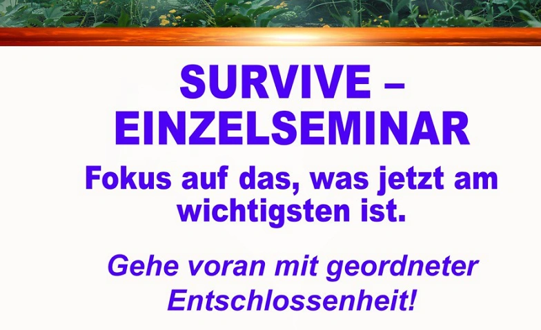 Event-Image for 'SURVIVE-Seminar'