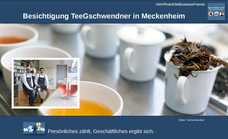 Besichtigung TeeGschwendner in Meckenheim TeeGschwendner, Heidestraße 26, 53340 Meckenheim Billets