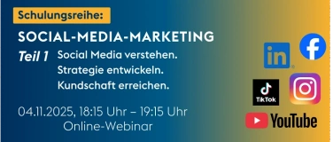 Event-Image for 'Schulungsreihe Social-Media-Marketing Teil 1'