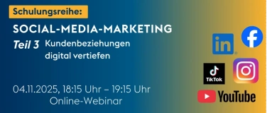 Event-Image for 'Schulungsreihe: Social-Media-Marketing Teil 3'