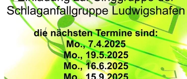 Event-Image for 'Singen macht uns Mut - Neue  Singgruppentermine der Schlagan'