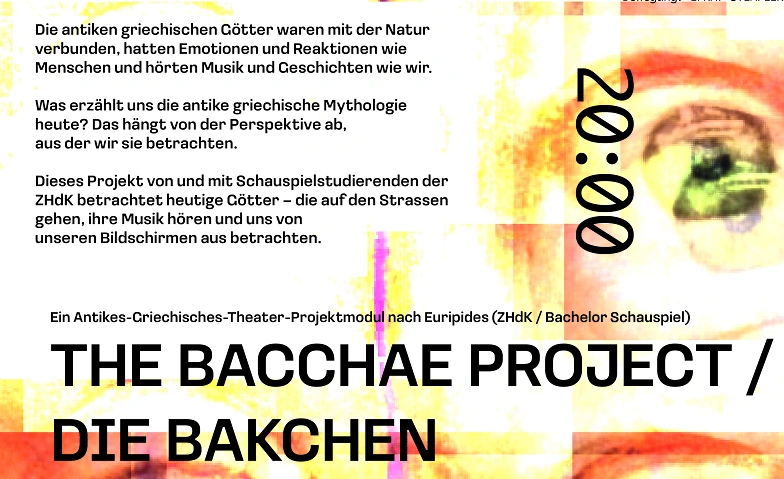 Event-Image for 'THE BACCHAE PROJECT / DIE BAKCHEN'