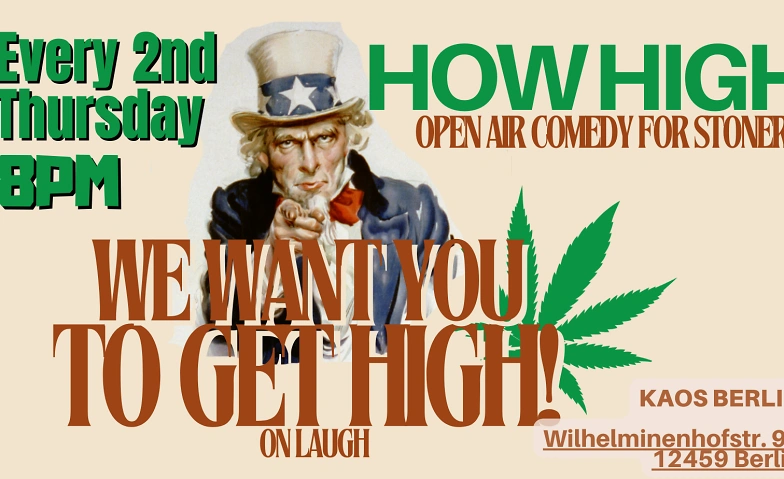 Event-Image for 'How HIGH?! The Open Air Comedy for Stoners'